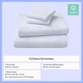 thumbnail image 3 of Mainstays Kids 100% Cotton Percale Bed Sheet Set, Queen, Light Purple, 4 Pieces, 3 of 8