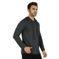 thumbnail image 3 of Inkmeso Solid Winter Hooded Sweatshirt For Mens Long Sleeve Drawstring Pullover Hoodie, 3 of 7
