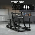 thumbnail image 2 of Marada Racing Simulator Cockpit for Logitech G920 G29, Thrustmaster T80 T150, Black, 2 of 21