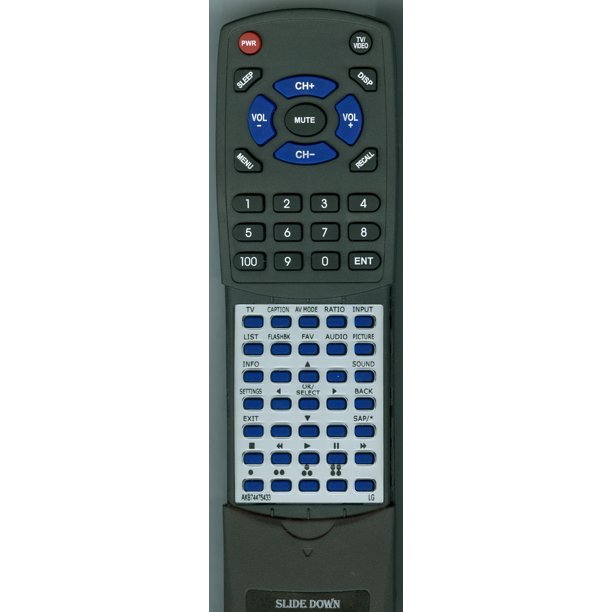 Replacement Remote For Lg Agf76631028 Akb74475433 Rtakb74475433 49lf5500 43lf5400 32lf510b 43lf5100 49lf5100 49lf5400 32lf550b 42lf5500 55 Walmart Com Walmart Com