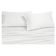 thumbnail image 1 of Royal Hotel Solid White 550-Thread-Count Super-Deep 4pc King Bed Sheet Set 100-Percent Combed Cotton, Sateen Solid, Extra Deep Pocket, 1 of 5