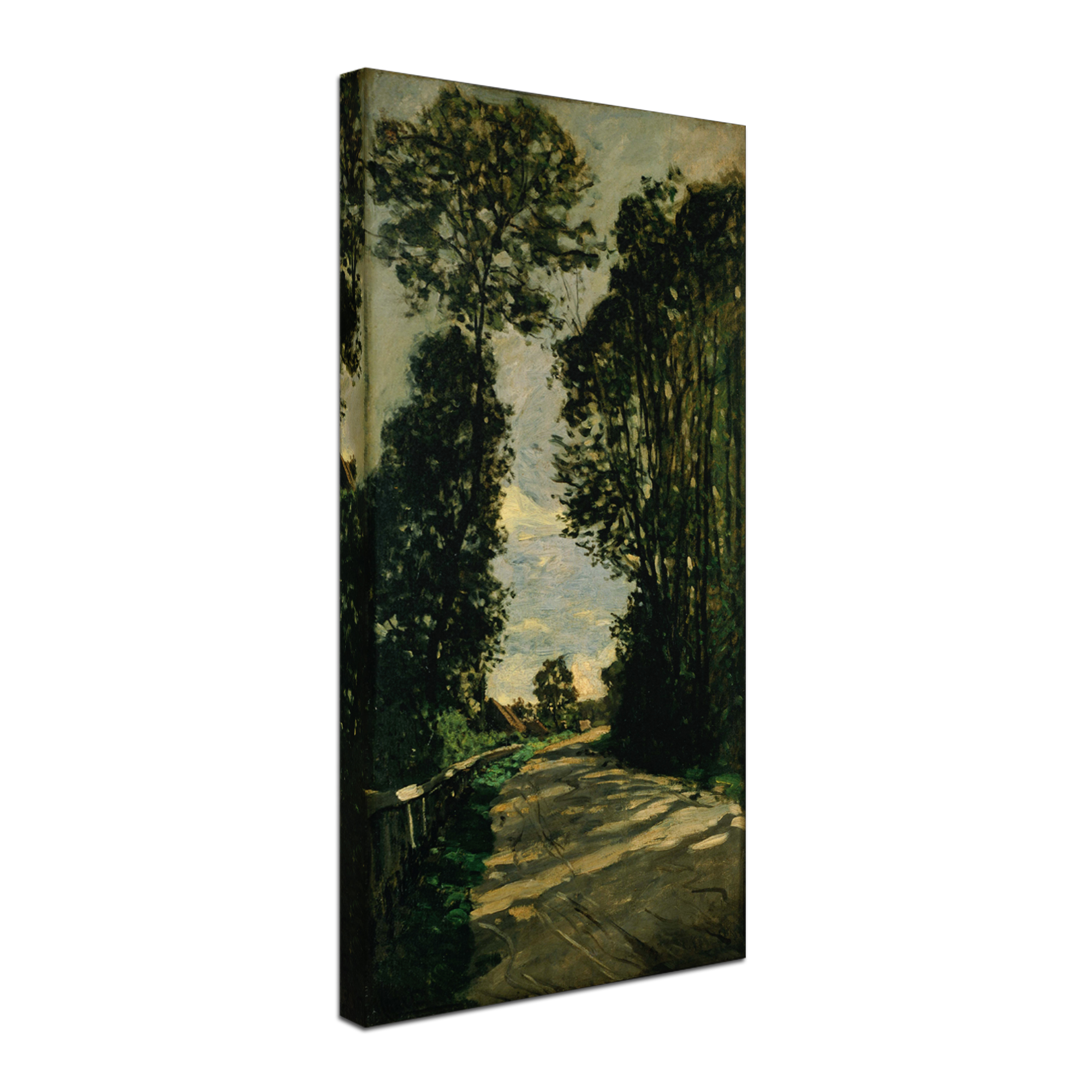 Trademark Fine Art 'Monet Road Of The Farm Saint Simeon' Canvas Art by Monet