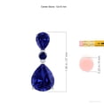 thumbnail image 3 of ANGARA Lab Grown 5 Ct Pear & Blue Sapphire Pendant for Women in 925 Sterling Silver (Size-12x10mm) | September Birthstone, Anniversary, Jewelry Gift for Women | Lab-Grown Blue Sapphire Necklace, 3 of 8