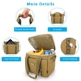 thumbnail image 5 of Hafmall 24L Large Soft-Sided Cooler with Adjustable Shoulder Strap, Khaki, 5 of 7