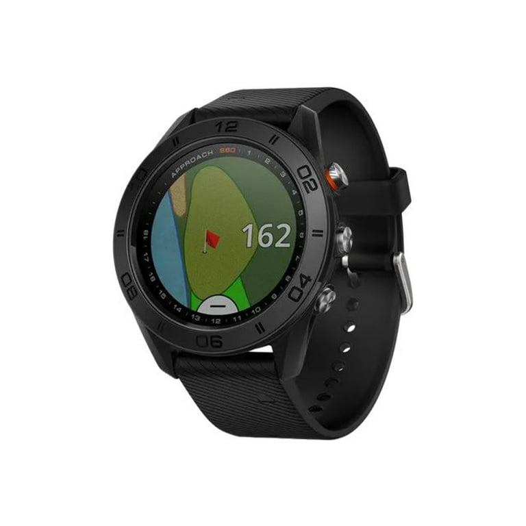 Garmin Approach S60 - Black - sport watch with band 1 GB - Bluetooth, ANT+ - 1.83 oz - Walmart.com