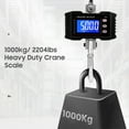 thumbnail image 4 of Báscula colgante digital con control remoto 1000kg/ 2204lbs Báscula de grúa portátil de se Carevas  Pesador electrónico, 4 of 7
