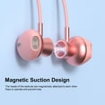 thumbnail image 4 of BT Neckband Headphone, Neckband Earphones , LED Power Display Memory Card Playback  Earbuds Headset with RGB Backlight, 4 of 8