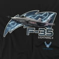 thumbnail image 2 of Air Force T-Shirt F35 Unisex Graphic Tee For Men & Women, 2 of 7