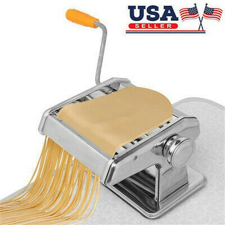 Steel Pasta Lasagna Spaghetti Tagliatelle Ravioli Maker Machine