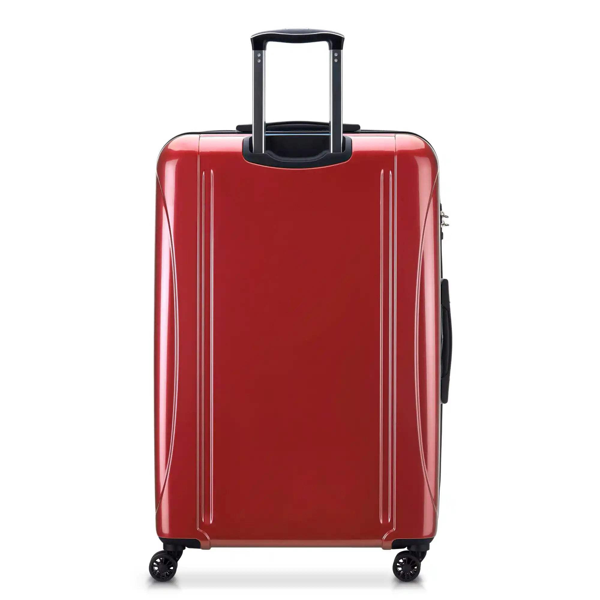 DELSEY PARIS Helium Aero 3-Piece Hardside Expandable Spinner Luggage Set includes 21" International Carry-On, 27" & 31" Checked, Red