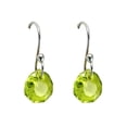 thumbnail image 3 of Juego de aretes y cadena con dije corte Majestic ZVEZDA plata mexicana ley .925 Citrus Green, 3 of 5