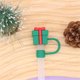 thumbnail image 1 of Pajitas navideñas reutilizables Accaprate de silicona de 8 mm y 10 mm. Bonitas decoraciones de fiesta con dibujos animados. ¡Liquidación!, 1 of 8