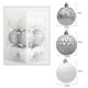 thumbnail image 3 of Adorno navideño para árbol de Navidad Gardenne, juego de 12 bolas navideñas colgantes, acabado fino, detalles delicados, juego de adornos brillantes., 3 of 8