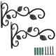 thumbnail image 5 of WEUVEB Gancho Colgante De Pared En Hierro Negro Para Soporte De Macetas Y Hogar, 5 of 7