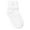 White, variant on Jefferies Socks Girls Boys Cross Embroidered Seamless Cotton Turn Cuff Dress Socks 1 Pair Pack