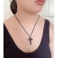 thumbnail image 2 of Birthstones Urn Necklaces for Ashes Cross Cremation Pendant Urns for Human Ashes Memorial Keepsake Locket Jewelry, 2 of 8