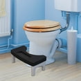 thumbnail image 6 of TOPRenddon Ergonomic Toilet Stool Footrest - Adjustable Squatting Aid for Constipation Relief & Hemorrhoid Prevention | Non-Slip Bathroom Step Stool (Fits All Toilets), 6 of 6