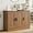 Brown, variant on Anystyle 43.3”W White 3 Door Buffet Cabinet, Coffee Bar with Adjustable Shelf, Kitchen Sideboard for Living Room, Kitchen