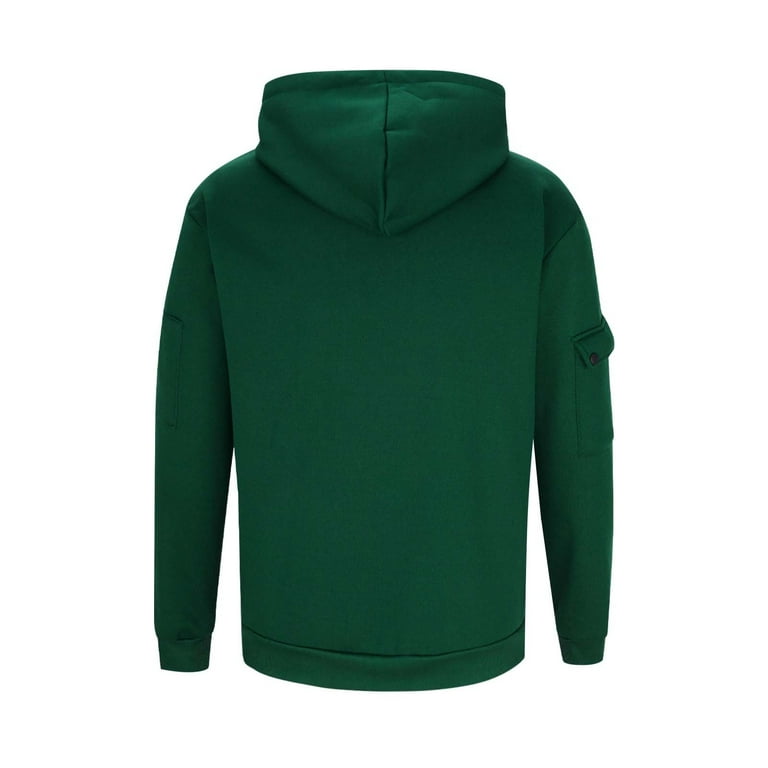 Xzbqbs Hoodies for Men Casual Tactical Full Zip Up Fashion