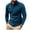 Dark Blue, variant on Enridrech Mens Collared Tee Shirt with Pockets Solid Color Button Casual Stylish Pullover Long Sleeve Top for Men
