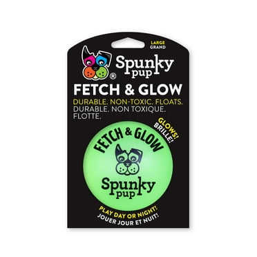 Glow In The Dark Dog Ball,2Pcs Light Up Dog Ball With 11.4