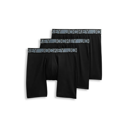 

Jockey Men Active Microfiber Eco 9 Long Leg Boxer Brief - 3