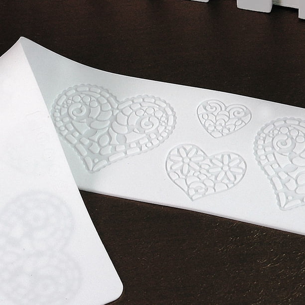 Molde De Silicona Encaje Silicona Sugarcraft Mold Fondant Mat Pastelería Herramientas de decoración de pasteles (A) Likrtyny Libre de BPA