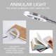 thumbnail image 5 of Luz portátil de doble propósito para trabajos de precisión de lectura, lupa con luz que proporciona un área de iluminación más grande, cuello de cisne de metal flexible que se ajusta sin esfuerzo, 5 of 8