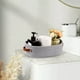 thumbnail image 4 of Cesta de Almacenamiento de Algodón Tejido 13x6x4 pulgadas Caqui Gris Blanco Organizador Decorativo para Baño, Tanque del Inodoro, Encimera, Mesa, Decoración del Hogar, 4 of 6