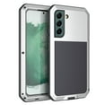 thumbnail image 1 of Nalacover Rugged Case for Samsung Galaxy S23 Plus, With Tempered Galss Screen Protector Heavy Duty Malitary Grade Full Protection Cover, Aluminum Alloy Metal + TPU Shockproof Dustproof Case, Silver, 1 of 4