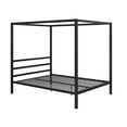 thumbnail image 4 of DHP Modern Metal Canopy Bed, Queen, Black, 4 of 6
