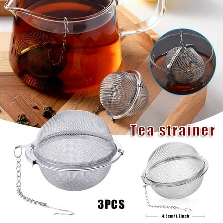 

3pcs Tea Strainer Tea Infuser Upgraded Premium for Loose Tea Steeper Tea Ball for Tea Flavoring