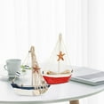 thumbnail image 2 of 4pcs Small Sailboat Model Decorations Nautical Boat Decors Nautical Party Decors, 2 of 5