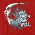 thumbnail image 2 of Lord of The Rings Cave Troll Women's T Shirt, Red, Medium, 2 of 6