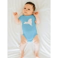 thumbnail image 2 of Originally From New York Bodysuit Infant -Smartprints Designs,  6 Months, 2 of 4