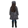 thumbnail image 6 of Widgeon Girls Faux Fur Jacket Outwear Coats Female, Textured Wave Grey, Size: 3, 6 of 8