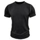 thumbnail image 1 of pstuiky Camisas de manga corta para hombre, Camisas casuales de moda para hombre, cuello redondo liso, tipo pulóver, cortas camisas casuales para hombre xl, 1 of 4