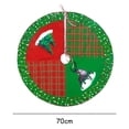 thumbnail image 2 of FloreceBien suministros de decoración de la parte inferior del árbol de Navidad 70 cm lindo patrón falda de árbol de Navidad, 2 of 6