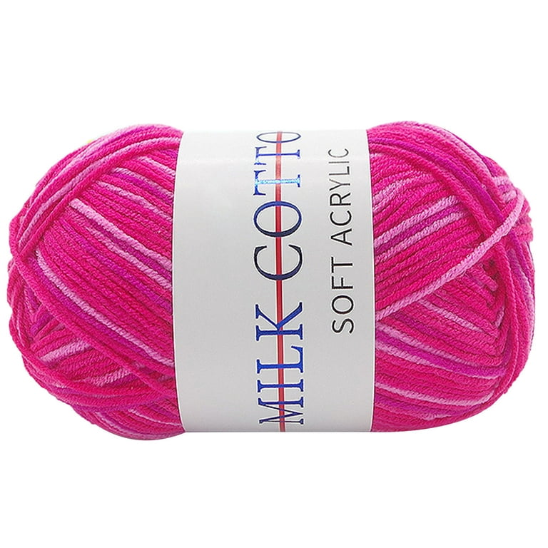 3 Rolls of Crochet Cotton Yarn Decorative Yarn for Crocheting Knitting  Cotton Yarn Knitting DIY Yarn