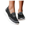 thumbnail image 5 of CAIXAI Wide Toe Box Shoes Women Arch Support Women Sock Sneakers Classic Slip-On Women's Walking Shoes Mesh Knitted Mary Jane Flats Women Hands-Free Sock Shoe, 5 of 7