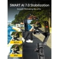 thumbnail image 3 of AOCHUAN Phone Gimbal Stabilizer 3-Axis Smartphone Foldable Gimbal for iPhone Gimble with Focus Wheel TikTok YouTube Vlog Stabilizer for iPhone 15 14 13 12 Pro Max&Android-Smart XE, 3 of 5