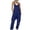 BU3, variant on Womens Overalls Solid Color Boho Streetwear Rompers Wide Leg Pants With Pockets GY1 S