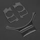 thumbnail image 1 of Funda para volante BuyWeek 4 piezas/juego Fibra de carbono Moldura para volante, 1 of 9
