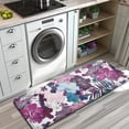 thumbnail image 3 of Pioneer Flower Floral Print Pattern Kitchen Rug Mat,Kitchen Runner Rugs Non Skid Washable,Decorative Kitchen Floor Mats for Kitchen,Sink,Laundry,17"x47.2", 3 of 7