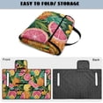 thumbnail image 4 of SEANATIVE Golf Cart Seat Cover, Universal for 2-Seater Club Car DS/Precedent, Portable Lightweight Golf Cart Bench Seat Covers with 4 Storage Pockets, Pineapple Grapefruit Tropical Leaf, 4 of 7