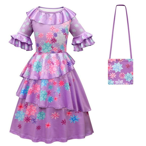 Isabela Costume Dress Princess Skirt for Girls Kids Halloween Cosplay Outfits