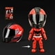 thumbnail image 4 of Casco De Motociclista De Aleación, Figura Articulada Decorativa, Articulaciones Móviles Para Poses Dinámicas, Diseño Compacto Para Almacenamiento, Ideal Como Regalo Para Coleccionistas., 4 of 7
