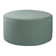 thumbnail image 1 of GUOOL Housse de Pouf Rond Repose-Pieds Housse de Tabouret de Salon Vert, 1 of 9