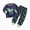 H135-Green, variant on TOWED22 Toddler Baby Boy Outfits Cotton Graphic Print Long Sleeve Sweatshirt Tops Tee Elastic Joggers Pants 2pcs Fall Winter Clothes Clothing(Blue,3-4 Y)