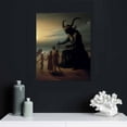 thumbnail image 4 of Nawypu The Sabbath of Witches by Francisco De Goya World's Famous Canvas Print Wall Art Reproduction Artwork for Living Room, Bedroom, Office,Hallway Decoration (The Sabbath of Witches, 16x20), 4 of 4